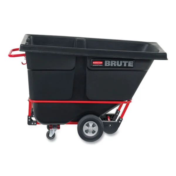 BRUTE Rotomolded Tilt Truck, 303 gal, 1,200 lb Capacity, Plastic, Black