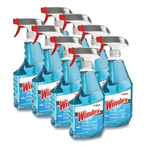 Ammonia-D Glass Cleaner, Fresh, 32 Oz Spray Bottle, 8/carton