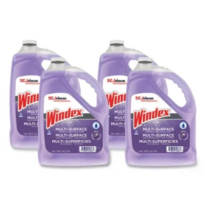 Non-Ammoniated Glass/multi Surface Cleaner, Pleasant Scent, 128 Oz Bottle, 4/ct