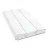 Tuff-Job Foodservice Towels, 1/4 Fold, 13 x 24, White/Blue, 72/Carton - Image 2