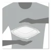 PresentaBowls Pro Clear Square Lids for 24-32 oz Bowls, 8.5 x 8.5 x 0.5, Clear, Plastic, 63/Bag, 4 Bags/Carton - Image 3