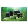 Ecological Green Tissue Dispenser, 16.75 x 5.25 x 12.25, Black - Image 2