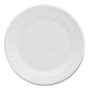 Concorde Foam Plate, 6″ dia, White, 1,000/Carton