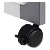 Flexible Multi-Functional Cart for Office Storage, Wood, 6 Shelves, 20.79 x 23.31 x 29.45, Beech - Image 2