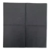 Morsoft Beverage Napkins, 2-Ply, 9 x 9.5, Black, 1,000/Carton - Image 3