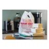 Thank You Bags, 13″ x 23″ x 23″, Red/White, 1,000/Carton - Image 2