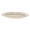 Bagasse PFAS-Free Dinnerware, Plate, 10″ dia, 3-Compartment, Tan, 500/Carton - Image 2
