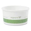 Soup Containers, 6 oz, 3.5″ Diameter x 1.7″h, Green/White, Paper, 1,000/Carton