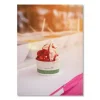 Soup Containers, 6 oz, 3.5″ Diameter x 1.7″h, Green/White, Paper, 1,000/Carton - Image 2