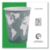 World Art Renewable And Compostable Hot Cups, 12 Oz, Gray, 50/pack - Image 2