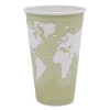 World Art Renewable And Compostable Hot Cups, 16 Oz, Moss, 50/pack - Image 3