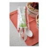 Plantware Compostable Cutlery Kit, Knife/fork/spoon/napkin, 6″, Pearl White, 250 Kits/carton - Image 2