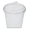 PET Lids, Strawless Sipper, Fits 12 oz to 24 oz Cold Cups, Clear, 1,000/Carton - Image 3