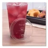 PET Lids, Strawless Sipper, Fits 12 oz to 24 oz Cold Cups, Clear, 1,000/Carton - Image 2