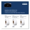 Cored JRT Jumbo Combo Tissue Dispenser, 20.4 x 5.8 x 13.1, Smoke/Gray - Image 3