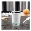 Compostable Paper Hot Cups, ProPlanet Seal, 16 oz, White/Green, 1,000/Carton - Image 3