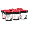 Power Clean ProScrub Pre-Saturated Wipes, 9.5 x 12, Citrus Scent, Green, 75/Bucket, 6 Buckets/Carton - Image 2