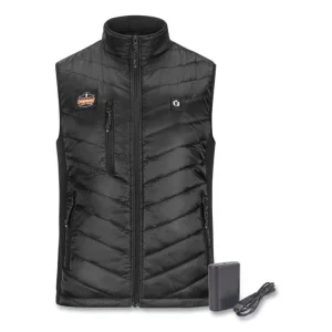 N-Ferno 6495 Rechargeable Heated Vest with Batter Power Bank, Fleece/Polyester, Small, Black, Ships in 1-3 Business Days