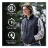 N-Ferno 6495 Rechargeable Heated Vest with Battery Power Bank, Fleece/Polyester, Large, Black, Ships in 1-3 Business Days - Image 2