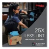 Power Clean Oil, Grease and Ink Cloths, 1/4 Fold, 12.5 x 12, Blue, 66/Box, 8 Boxes/Carton - Image 3