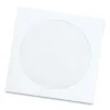 CD/DVD Sleeves, 1 Disc Capacity, White, 250/Box