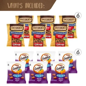 Pretzel Lover’s Snack Box, 38 Assorted Snacks/Box, Ships in 1-3 Business Days