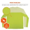 Chill-Its 6689 Cooling Long Sleeve Sun Shirt with UV Protection, Large, Lime, Ships in 1-3 Business Days - Image 2