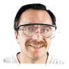 Astro Otg 3001 Wraparound Safety Glasses, Black Plastic Frame, Clear Lens - Image 2