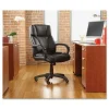 Alera Fraze Series Executive High-Back Swivel/tilt Bonded Leather Chair, Supports 275 Lb, 17.71″ To 21.65″ Seat Height, Black