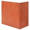 Alera Valencia Reversible Reception Return, 44.13w x 23.63d x 41.5h, Medium Cherry - Image 3