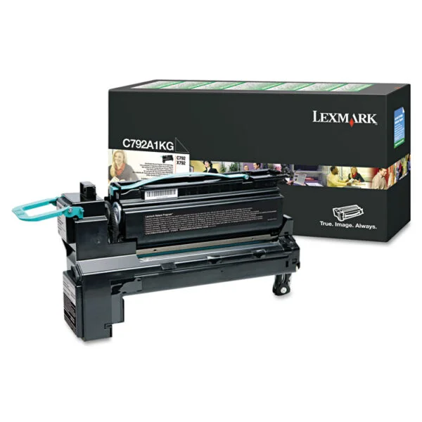 C792a1kg Return Program Toner, 6,000 Page-Yield, Black