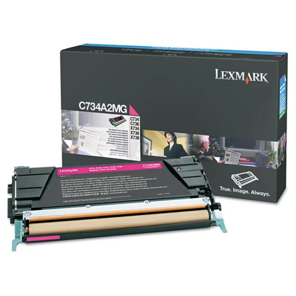 C734a2mg Toner, 6,000 Page-Yield, Magenta