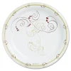 Symphony Paper Dinnerware, Mediumweight Plate, 8.5″ Dia, Tan, 125/pack