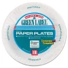 Paper Plates, 9″ Dia, White, 100/pack, 12 Packs/carton - Image 3