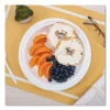 Famous Service Plastic Dinnerware, Plate, 9″, White, 125/pack, 4 Packs/carton - Image 2