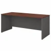 Series C Collection Desk Shell, 71.13″ X 29.38″ X 29.88″, Hansen Cherry/graphite Gray - Image 3
