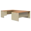 38000 Series Right Pedestal Desk, 72″ X 36″ X 29.5″, Harvest/putty - Image 2