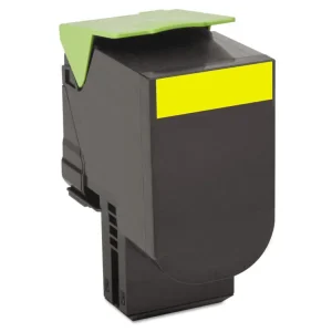 80c10y0 Return Program Toner, 1,000 Page-Yield, Yellow