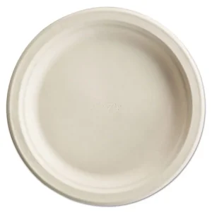 Paper Pro Round Plates, 8.75″ Dia, White, 125/pack, 4 Packs/carton