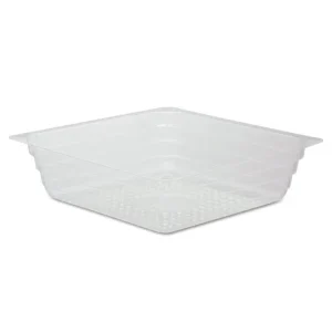 Reflections Portion Plastic Trays, Shallow, 4 Oz Capacity, 3.5 X 3.5 X 1, Clear, 2,500/carton