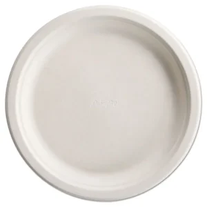 Paperpro Naturals Fiber Dinnerware, Plate, 10.5″ Dia, Natural, 125/pack, 4 Packs/carton