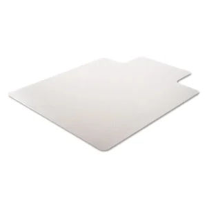 DuraMat Moderate Use Chair Mat for Low Pile Carpeting, Lipped, 45 x 53, Clear, 50/Pallet, Ships in 4-6 Business Days