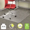 Economat Occasional Use Chair Mat, Low Pile Carpet, Roll, 36 X 48, Lipped, Clear