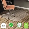 EconoMat All Day Use Chair Mat for Hard Floors, Rolled Packed, 45 x 53, Clear