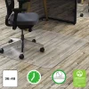 All Day Use Chair Mat – Hard Floors, 46 X 60, Rectangle, Clear
