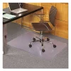 Natural Origins Chair Mat With Lip For Carpet, 45 X 53, Clear