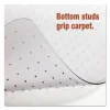Natural Origins Chair Mat With Lip For Carpet, 45 X 53, Clear - Image 4