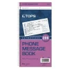 Spiralbound Message Book, Two-Part Carbonless, 5 x 2.75, 4 Forms/Sheet, 200 Forms Total - Image 3