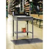 Open Steel Shop Desk, 34.5″ X 29″ X 53.75″, Medium Gray - Image 2