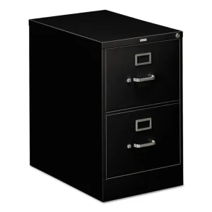 310 Series Vertical File, 2 Legal-Size File Drawers, Black, 18.25″ X 26.5″ X 29″